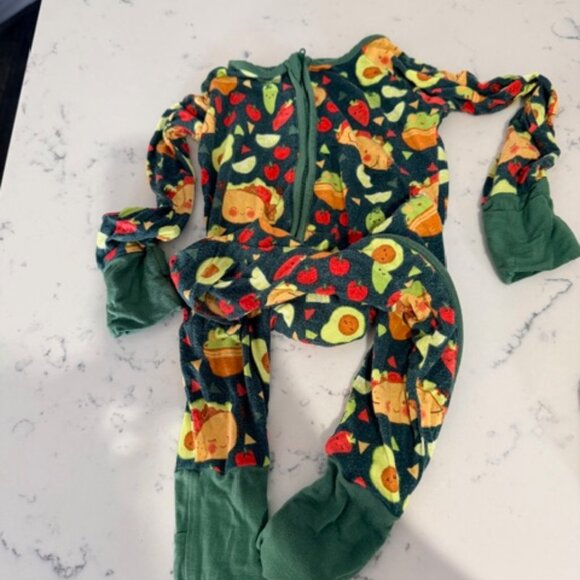 Taco Party Little Sleepies Zippy - Picture 2 of 2